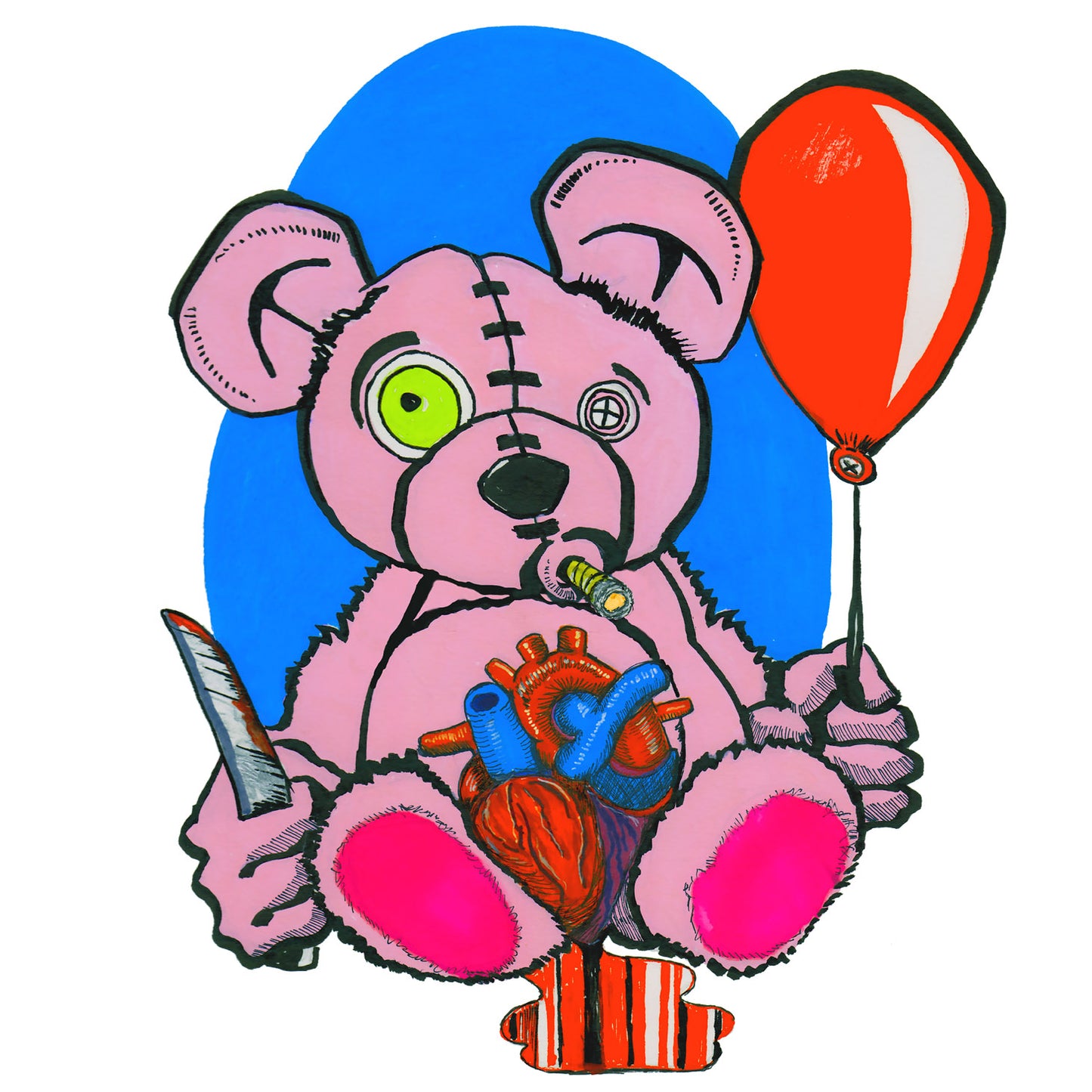 Bad Ted Heart T-shirt